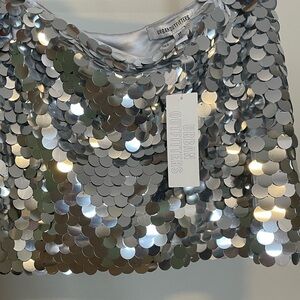 Urban Outfitters Sequin Mini Skirt Sz Medium NWT